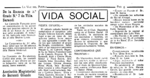 Fue digitalizado y publicado en internet el peri&oacute;dico "La Voz del Pueblo" de 1942 de Sarand&iacute; Grande