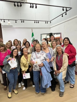 Cursos de Crochet y Macram&eacute; celebraron ayer su cierre de a&ntilde;o en el Centro Cultural de Sarand&iacute; Grande