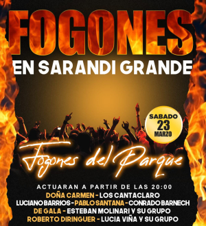 Definieron grilla de artistas para Fiesta de los Fogones en Sarand&iacute; Grande