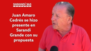 Juan Amaro Cedr&eacute;s enfatiz&oacute; la importancia de la participaci&oacute;n social y el trabajo conjunto al visitar ayer Sarand&iacute; Grande