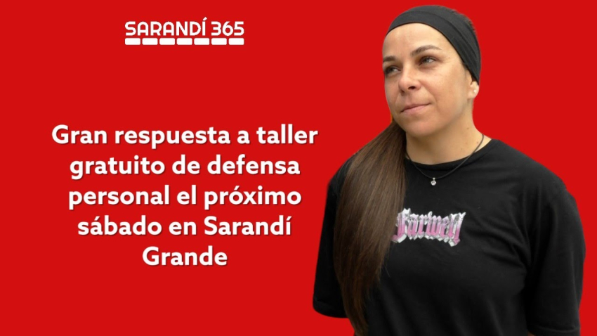 Importante n&uacute;mero de inscriptos para taller gratuito de defensa personal en Sarand&iacute; Grande y proyectan repetirlo