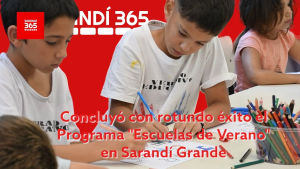 Con rotundo &eacute;xito culmina el Programa "Escuelas de Verano" en Sarand&iacute; Grande
