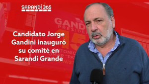 Hay que incorporar Fuerzas Armadas al control del narcotr&aacute;fico afirm&oacute; Jorge Gandini al inaugurar comit&eacute; en Sarand&iacute; Grande
