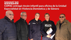 COPAC entreg&oacute; rinc&oacute;n infantil a Oficina de Unidad en Violencia Dom&eacute;stica y de G&eacute;nero de comisar&iacute;a de Sarand&iacute; Grande