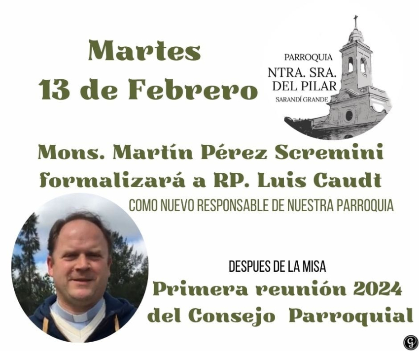 Obispo de Florida designar&aacute; a nuevo responsable de la Parroquia de Sarand&iacute; Grande