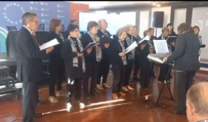 Coro de Uni 3 de Sarand&iacute; Grande se present&oacute; el s&aacute;bado en encuentro en Atl&aacute;ntida