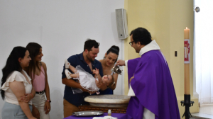 Ocho bautismos fueron celebrados en Parroquia de Sarand&iacute; Grande