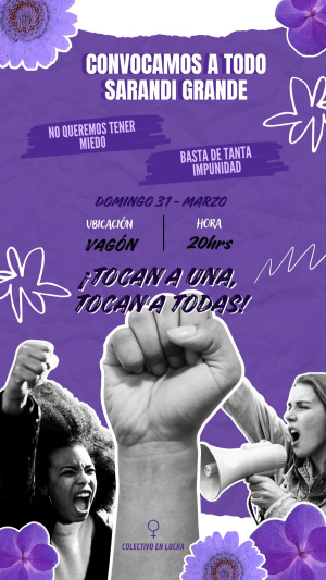 Convocan a una marcha ma&ntilde;ana en Sarand&iacute; Grande en nuevo reclamo de prisi&oacute;n para detenido por agresi&oacute;n