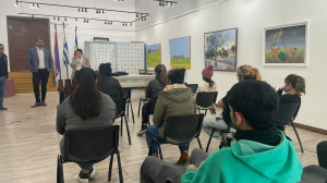 Beneficiarios de "Jornales Solidarios" en Sarand&iacute; Grande firmaron hoy su contrato de trabajo