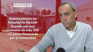 Avanzan pintura y mejoras en hospital de Sarand&iacute; Grande con una inversi&oacute;n del orden de $ 200.000 aportada por la comunidad