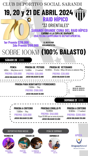 Definieron detalles del Ra&iacute;d H&iacute;pico "33 Orientales" en Sarand&iacute; Grande