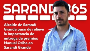 "Estamos muy orgullosos de recibir este evento" dijo Alcalde Maximiliano Ripoll sobre entrega de Premios Manuel Oribe