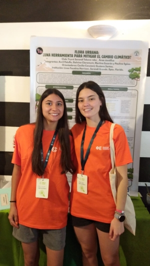 Investigaci&oacute;n de estudiantes de Sarand&iacute; Grande que comprueba que vegetaci&oacute;n urbana modera temperaturas extremas compite en Feria Nacional de Clubes de Ciencia