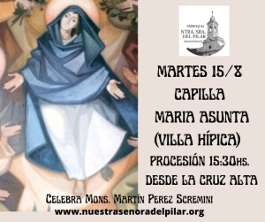 Celebrar&aacute;n hoy procesi&oacute;n en honor a Mar&iacute;a Asunta en Sarand&iacute; Grande