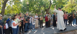 Comunidad cat&oacute;lica de Sarand&iacute; Grande celebr&oacute; hoy el tradicional Domingo de Ramos