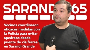 Coordinaci&oacute;n entre vecinos y Polic&iacute;a permiti&oacute; controlar apedreos y otros riesgos en pasaje de v&iacute;a f&eacute;rrea en Sarand&iacute; Grande