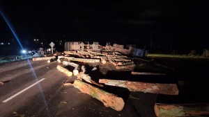 Ruta 5 totalmente obstru&iacute;da tras choque en km 176