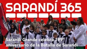 Se celebraron ayer los actos oficiales por el 199&deg; Aniversario de la Batalla de Sarand&iacute;