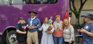 Jinetes de Sarand&iacute; Grande est&aacute;n presentes en la "Marcha de la Virgen Abrecaminos"