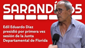 Edil Eduardo D&iacute;az presidi&oacute; por primera vez sesi&oacute;n de Junta de Florida con el compromiso de reivindicar el rol del &oacute;rgano legislativo y darle mayor visibilidad