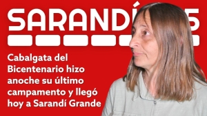 Cabalgata del Bicentenario llega a Sarand&iacute; Grande con casi 200 caballos y participantes de 14 departamentos