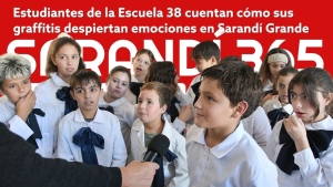 &ldquo;Si alguien est&aacute; triste y lee alguna frase, puede animarse y sentirse mejor&rdquo; expresaron alumnos de Escuela 38 sobre su proyecto "Emocionarte"