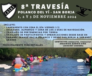 Comenzaron a definirse detalles de 8&ordf; Traves&iacute;a Polanco del Yi - San Borja organizada por Club Deportivo Barrio Vi&ntilde;a de Sarand&iacute; Grande
