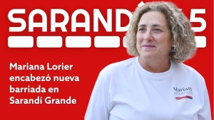 Mariana Lorier propuso l&iacute;nea directa v&iacute;a WhatsApp para reportar y solucionar problemas de basura en tiempo real al hacerse presente en Sarand&iacute; Grande