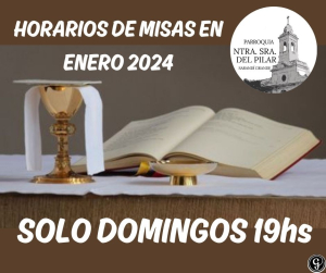Parroquia de Sarand&iacute; Grande anunci&oacute; horarios de misas en enero