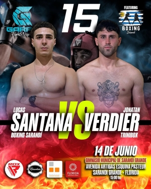 Lucas Santana del Boxing Club de Sarand&iacute; Grande enfrentar&aacute; a boxeador de Trinidad en Gran Velada de Boxeo en Gimnasio 12 de Octubre