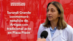 Sarand&iacute; Grande conmemor&oacute; 260&deg; aniversario de Natalicio de Artigas con un acto cuya participaci&oacute;n aumenta a&ntilde;o a a&ntilde;o