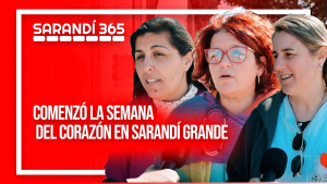 Con controles m&eacute;dicos en pleno centro comenz&oacute; la Semana del Coraz&oacute;n en Sarand&iacute; Grande