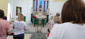 Recibieron a peregrinos de la Virgen de los 33 en Sarand&iacute; Grande
