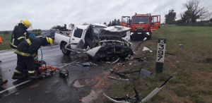Muri&oacute; una joven de 18 a&ntilde;os internada tras choque frontal en Ruta 3