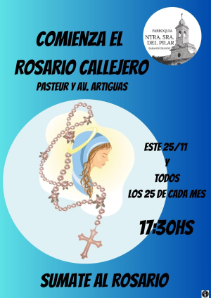 Celebrar&aacute;n Rosario Callejero en Sarand&iacute; Grande