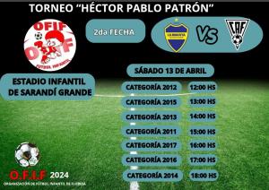 Instituci&oacute;n Deportiva Boquita enfrentar&aacute; a Atl&eacute;tico Florida el s&aacute;bado en el Estadio de Baby F&uacute;tbol de Sarand&iacute; Grande