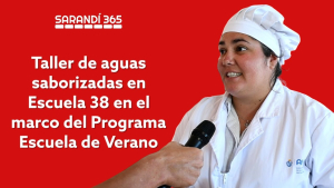 Escolares aprendieron recetas de agua saborizada con frutas en Sarand&iacute; Grande