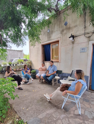 Equipo de Agrupaci&oacute;n Manuel Oribe recorri&oacute; hoy Sarand&iacute; Grande