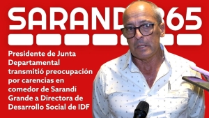 Presidente de la Junta comunic&oacute; carencias en comedor de Sarand&iacute; Grande a Directora de IDF Soledad L&oacute;pez y destac&oacute; su buena predisposici&oacute;n al di&aacute;logo