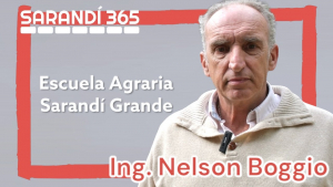 Ing. Agr. explic&oacute; como alumnos de la Escuela Agraria miden el pasto a productores de Sarand&iacute; Grande