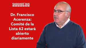 Comit&eacute; de Lista 62 en Sarand&iacute; Grande estar&aacute; abierto diariamente, anunci&oacute; Francisco Acerenza