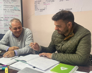 Alcalde Stopingi se reuni&oacute; con Intendente por radar y seguridad vial en Sarand&iacute; Grande