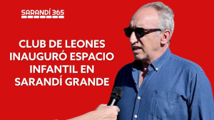 Inauguraron nueva plaza infantil en el centro de Sarand&iacute; Grande en el D&iacute;a del Leonismo
