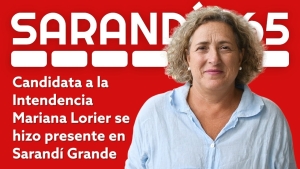 Candidata Mariana Lorier dio a conocer su propuesta para que j&oacute;venes accedan a educaci&oacute;n universitaria en visita a Sarand&iacute; Grande