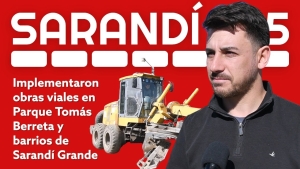 Obras para reparar caminer&iacute;a del Parque y solucionar problemas de desag&uuml;e en barrios se implementaron en Sarand&iacute; Grande