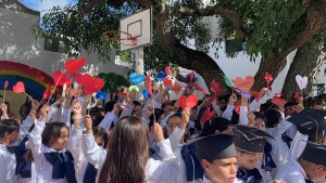Escuela N&deg; 7 de Sarand&iacute; Grande celebr&oacute; hoy su acto protocolar con egreso de escolares y cambio de abanderados