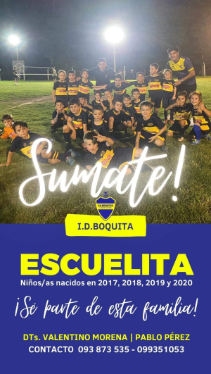 Boquita abri&oacute; las inscripciones para su escuela de f&uacute;tbol en Sarand&iacute; Grande