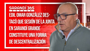 Edil Omar Gonz&aacute;lez se&ntilde;al&oacute; que la sesi&oacute;n de la Junta en Sarand&iacute; Grande constituye una forma de descentralizaci&oacute;n