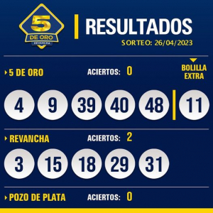 Uno de los aciertos del 5 de Oro Revancha fue vendido en Sarand&iacute; Grande