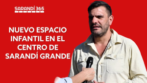 Alcalde Stopingi destac&oacute; que espacios como la plaza inaugurada hoy buscan darle m&aacute;s vida y belleza a Sarand&iacute; Grande
